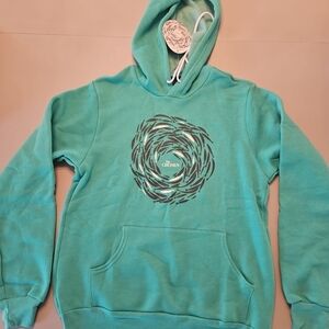 The Chosen Religous Teal Green Hoodie Sweatshirt Size Medium